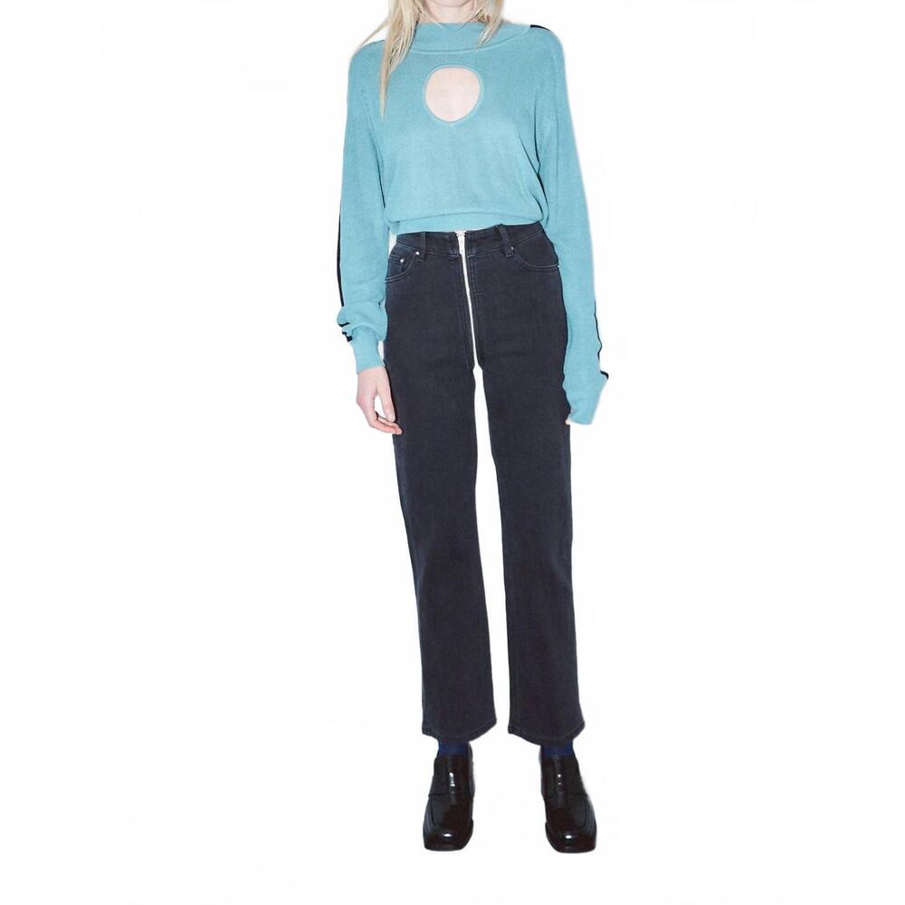 NEW FASHION BRAND COMPANY easy access nap jeans in black